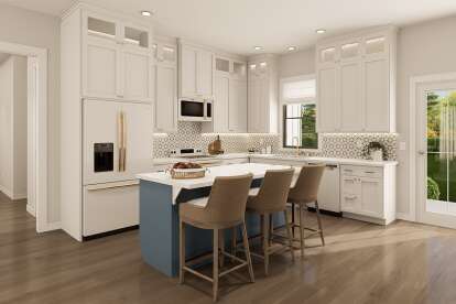 Modern Farmhouse House Plan #041-00400 Additional Photo