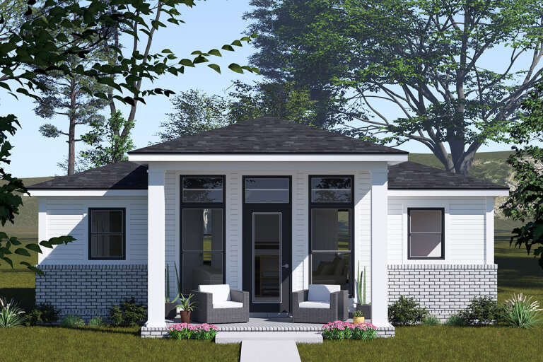 House Plan House Plan #33763 Front Elevation 