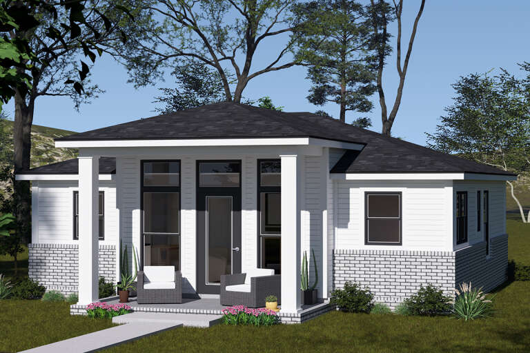 Contemporary Plan - 820 Square Feet, 2 Bedrooms, 2 Bathrooms | Floor ...