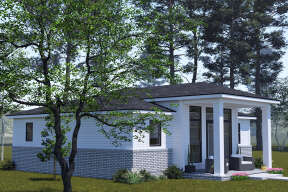 Contemporary Plan - 820 Square Feet, 2 Bedrooms, 2 Bathrooms | Floor ...