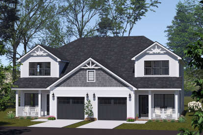 Traditional House Plan #4848-00496 Elevation Photo