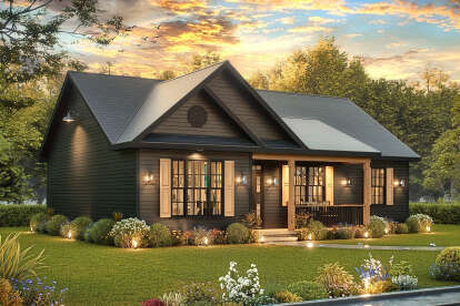 Craftsman House Plan #699-00431 Elevation Photo