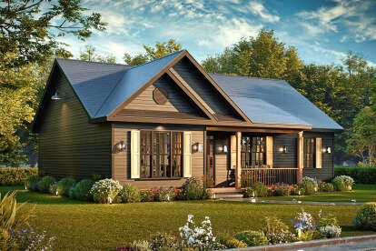 Craftsman House Plan #699-00431 Elevation Photo