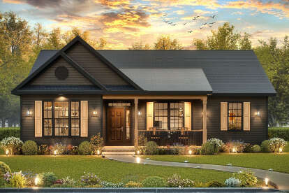 Craftsman House Plan #699-00431 Elevation Photo