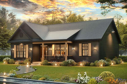 Craftsman House Plan #699-00431 Elevation Photo