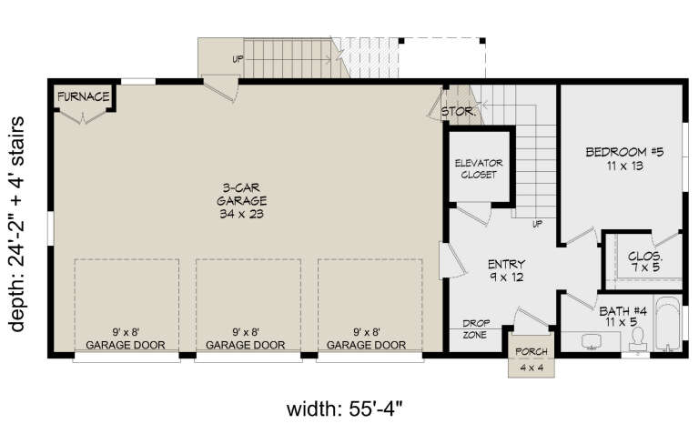 House Plan House Plan #33768 Drawing 1