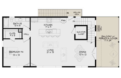Main Floor for House Plan #940-01335