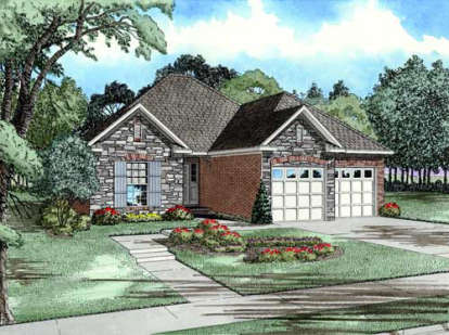 Traditional House Plan #110-00163 Elevation Photo