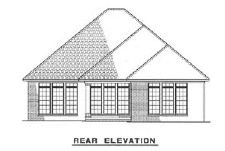Narrow Lot House Plan #110-00163 Elevation Photo