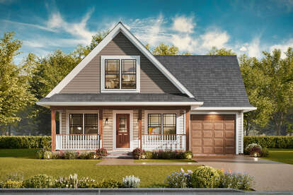 Craftsman House Plan #699-00432 Elevation Photo
