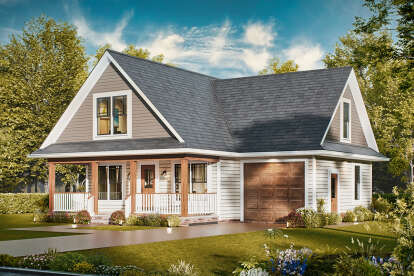Craftsman House Plan #699-00432 Elevation Photo