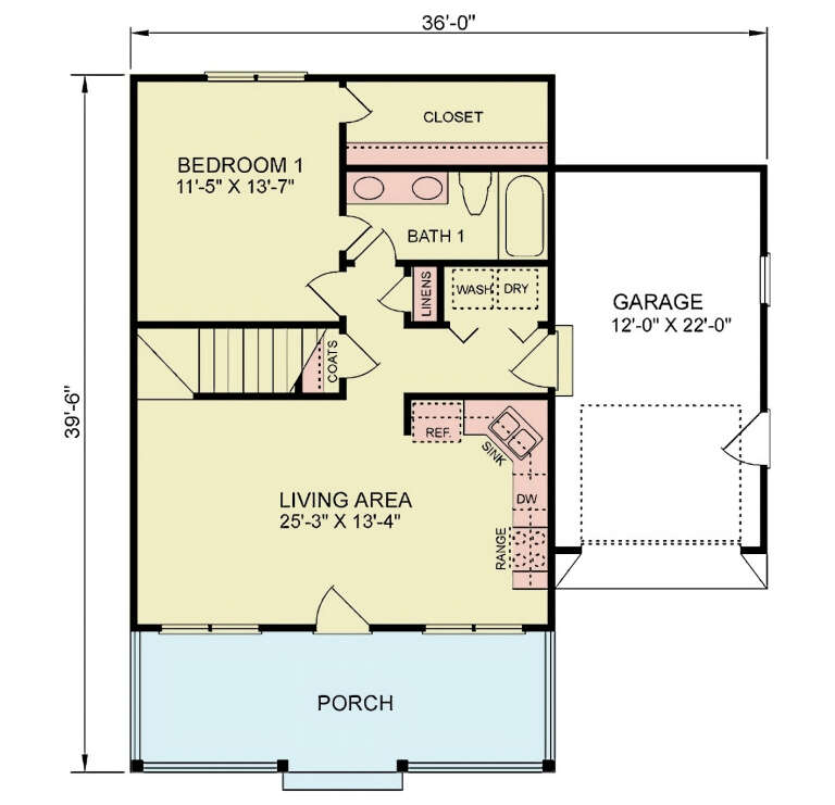 House Plan House Plan #33770 Drawing 1