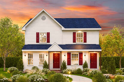 Traditional House Plan #699-00433 Elevation Photo