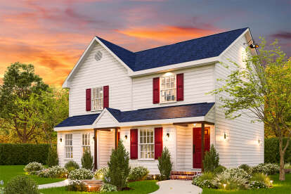 Traditional House Plan #699-00433 Elevation Photo