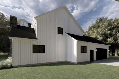 Modern Farmhouse House Plan #5801-00010 Elevation Photo
