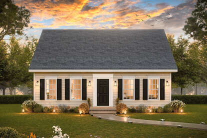 Traditional House Plan #699-00434 Elevation Photo