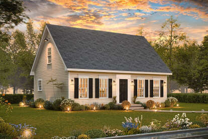 Traditional House Plan #699-00434 Elevation Photo