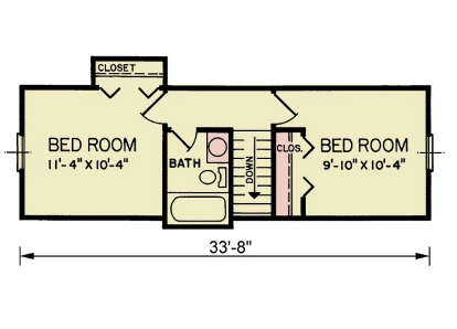 Second Floor for House Plan #699-00434