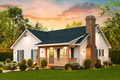 Country House Plan #699-00435 Elevation Photo
