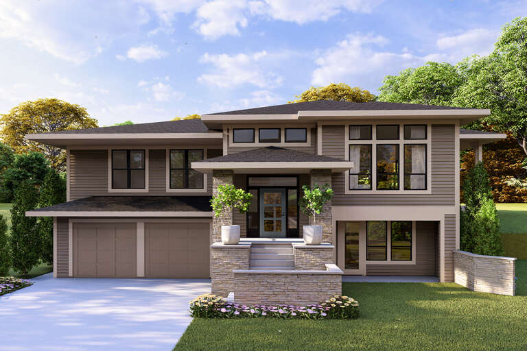 House Plan House Plan #33779 Front Elevation 