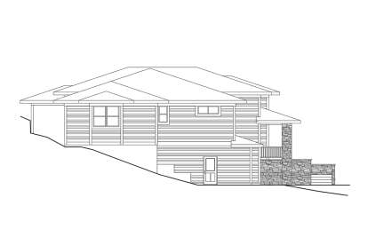 Contemporary House Plan #035-01168 Elevation Photo