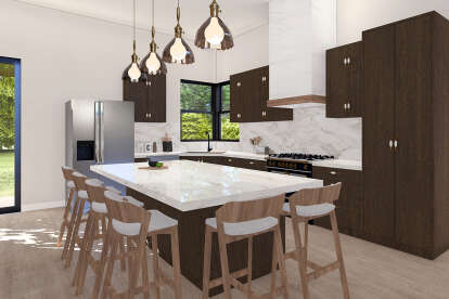 Contemporary House Plan #035-01168 Additional Photo