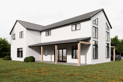 Barn House Plan #4100-00006 Elevation Photo