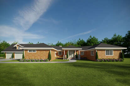 Traditional House Plan #035-01169 Elevation Photo
