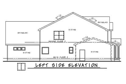Craftsman House Plan #402-01846 Elevation Photo
