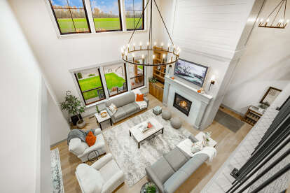 Modern Farmhouse House Plan #2464-00161 Build Photo