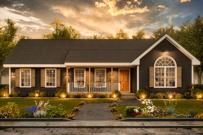 Country House Plan #699-00436 Elevation Photo