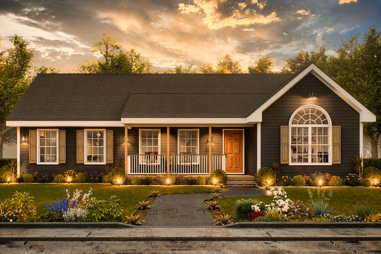 House Plan House Plan #33787 Front Elevation 