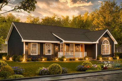 Country House Plan #699-00436 Elevation Photo