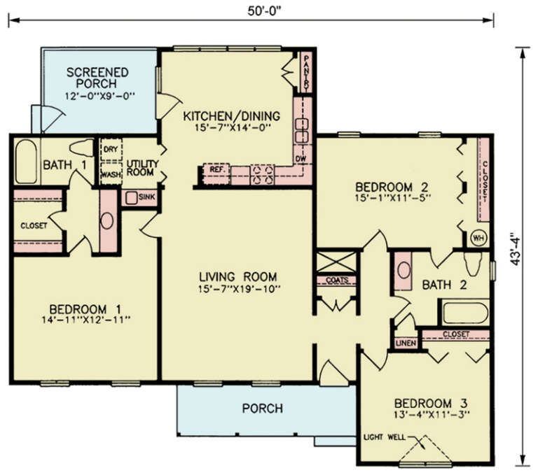 House Plan House Plan #33787 Drawing 1
