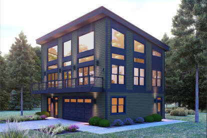 Modern House Plan #940-01337 Elevation Photo