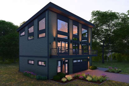 Modern House Plan #940-01337 Elevation Photo