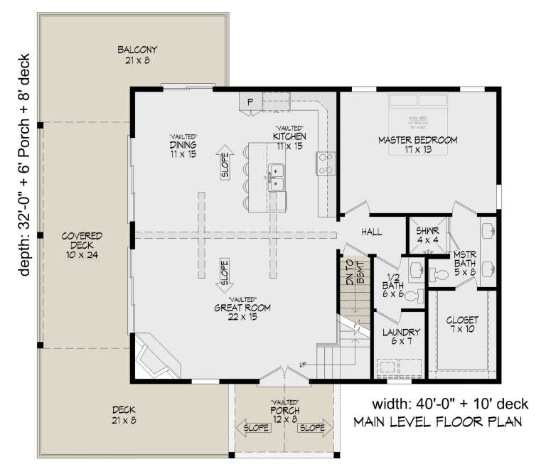 House Plan House Plan #33789 Drawing 1