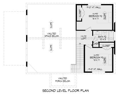 Second Floor for House Plan #940-01338