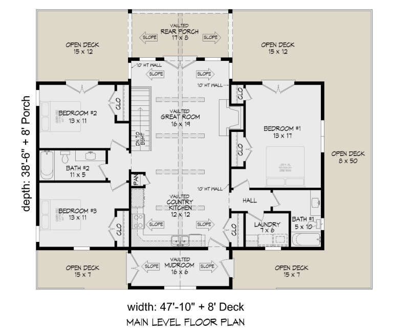 House Plan House Plan #33790 Drawing 1