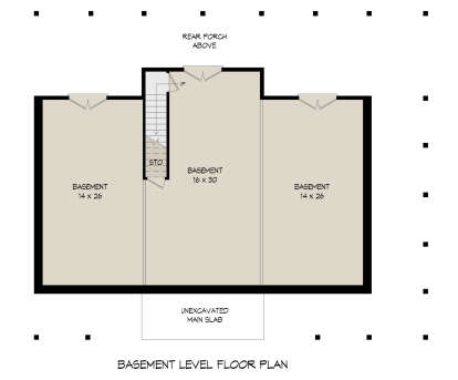 Basement for House Plan #940-01339