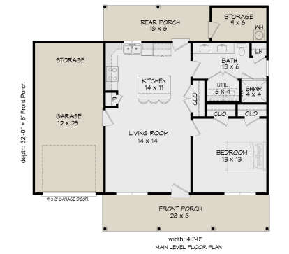 Main Floor for House Plan #940-01340
