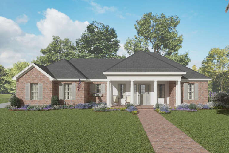 House Plan House Plan #33793 Front Elevation 