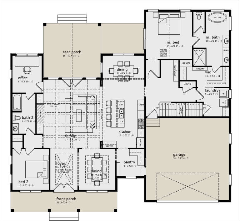 House Plan House Plan #33794 Drawing 1