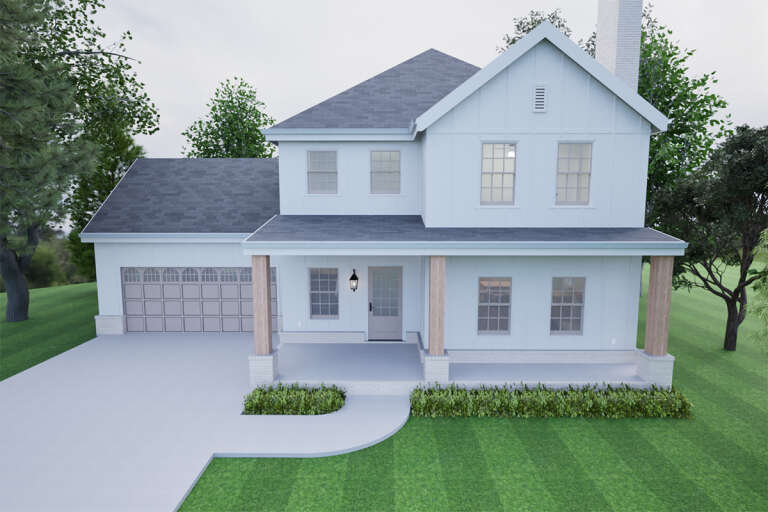 House Plan House Plan #33795 Front Elevation 