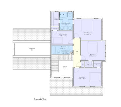 Second Floor for House Plan #6779-00007