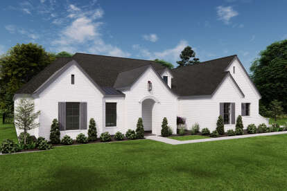 European House Plan #3571-00038 Elevation Photo