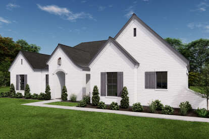 European House Plan #3571-00038 Elevation Photo