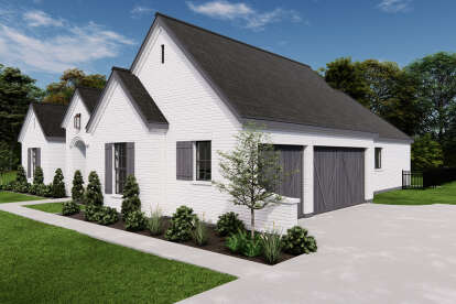 European House Plan #3571-00038 Elevation Photo