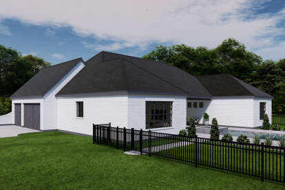 European House Plan #3571-00038 Elevation Photo