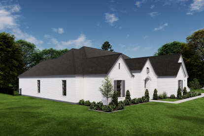 European House Plan #3571-00038 Elevation Photo
